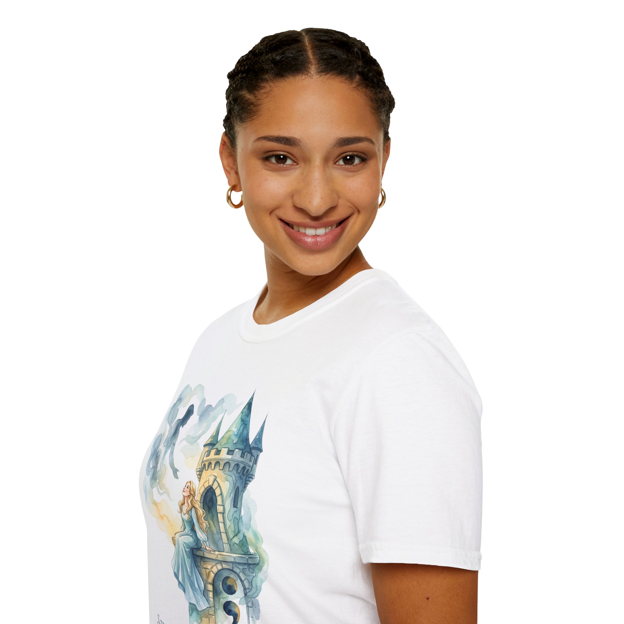 Strength. Hope. Continue. Semi Colon Inspirational T-Shirt- Mental Health Awareness - Image 6