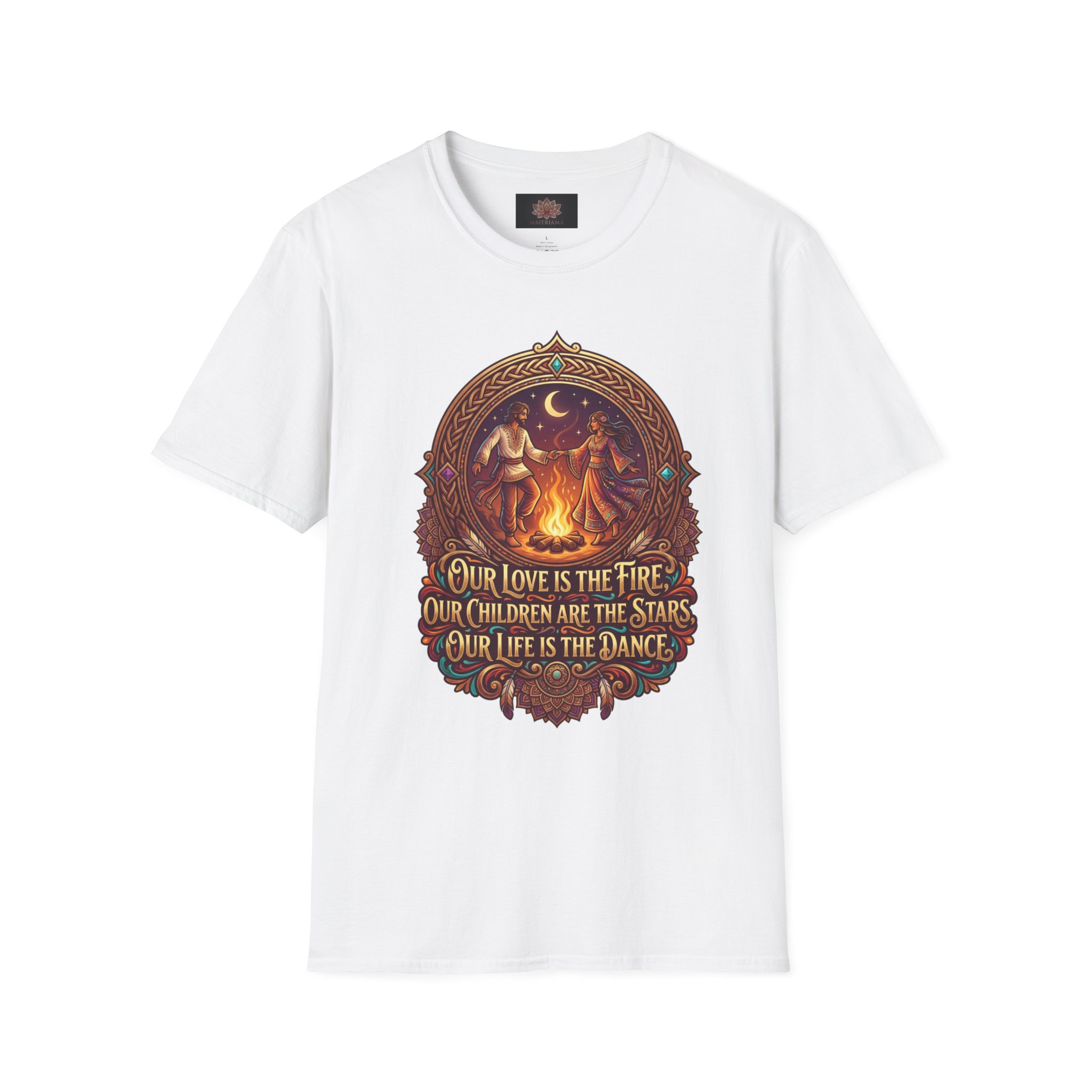 Our Love Is The Fire Inspirational T-Shirt - Image 5