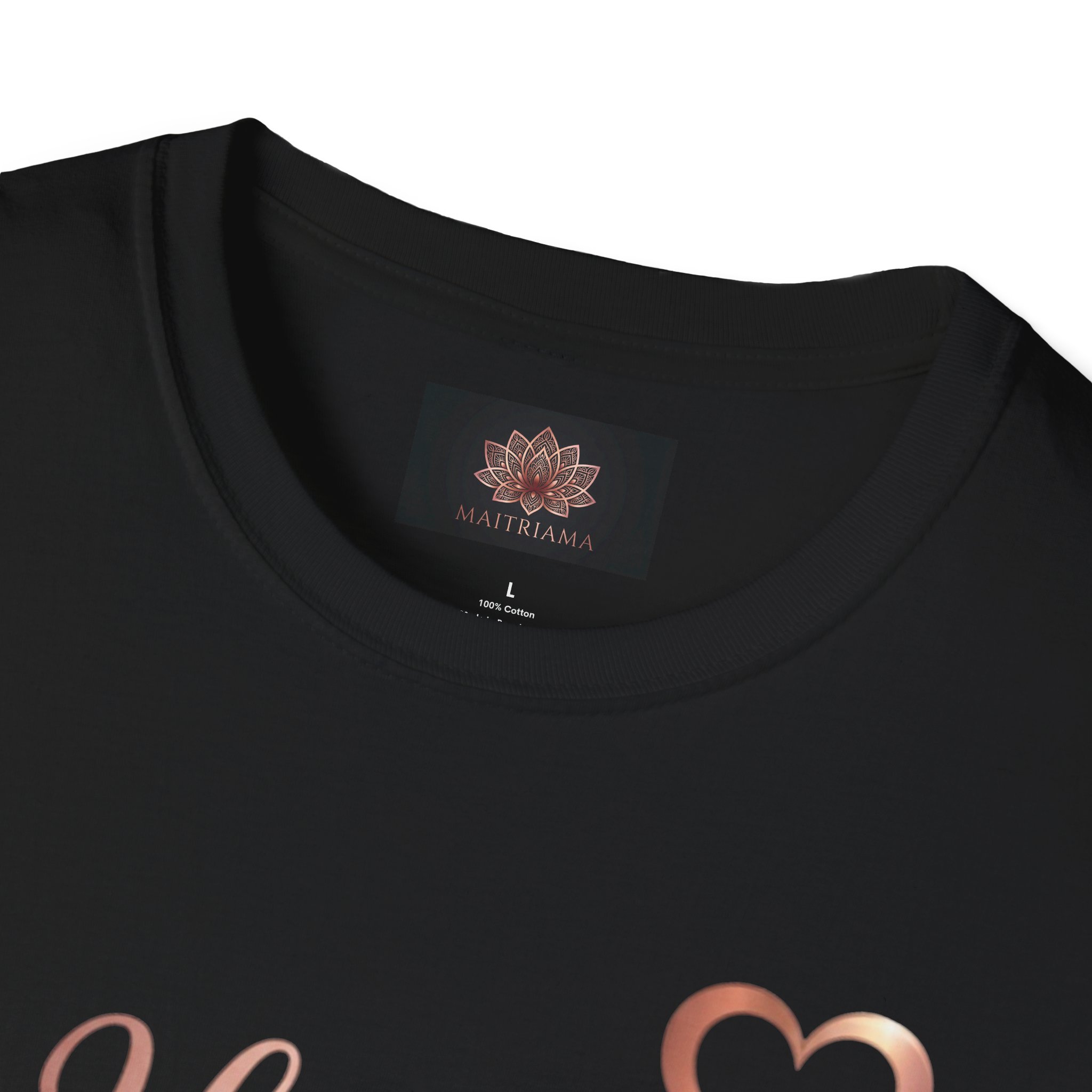 Healing Is Not Linear Rose Gold Mental Health T-Shirt - Image 3