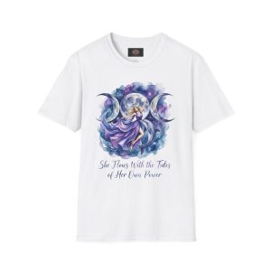She Flows With the Tides of Her Power Inspirational T-Shirt