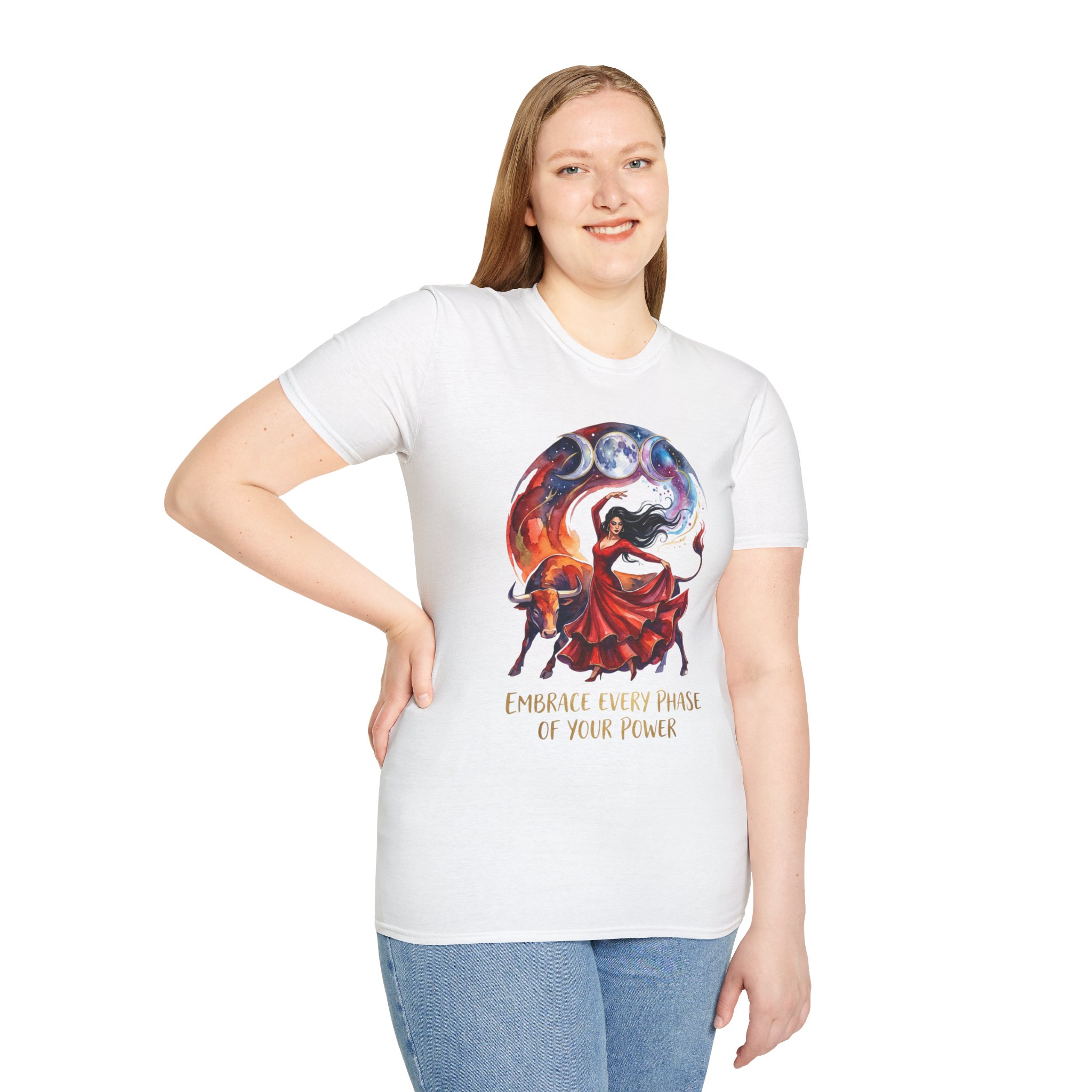 Embrace Every Phase of Your Power Inspirational T-Shirt - Image 5
