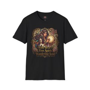 Wild Heart Free Spirit Wandering Soul Inspirational Ancient Egyptian T-Shirt