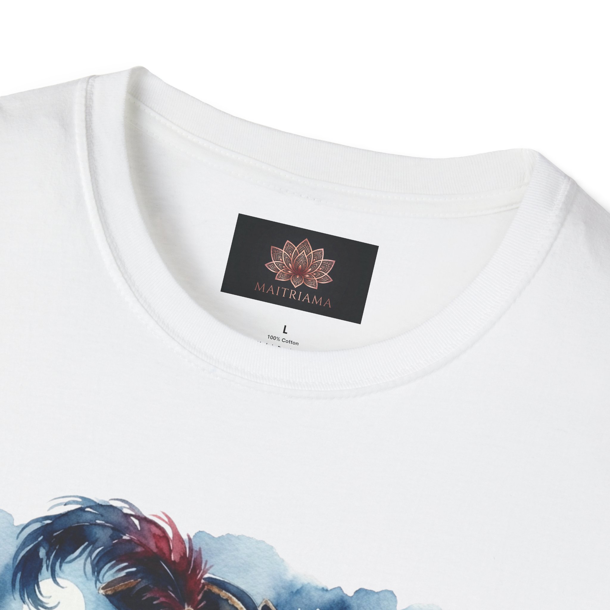 In a World of Masks Your Soul Recognized Mine Inspirational T-Shirt - Image 3