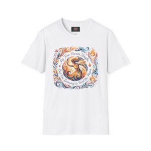 My Fire Burns Bright Mental Health Awareness and Advocacy Inspirational T-Shirt