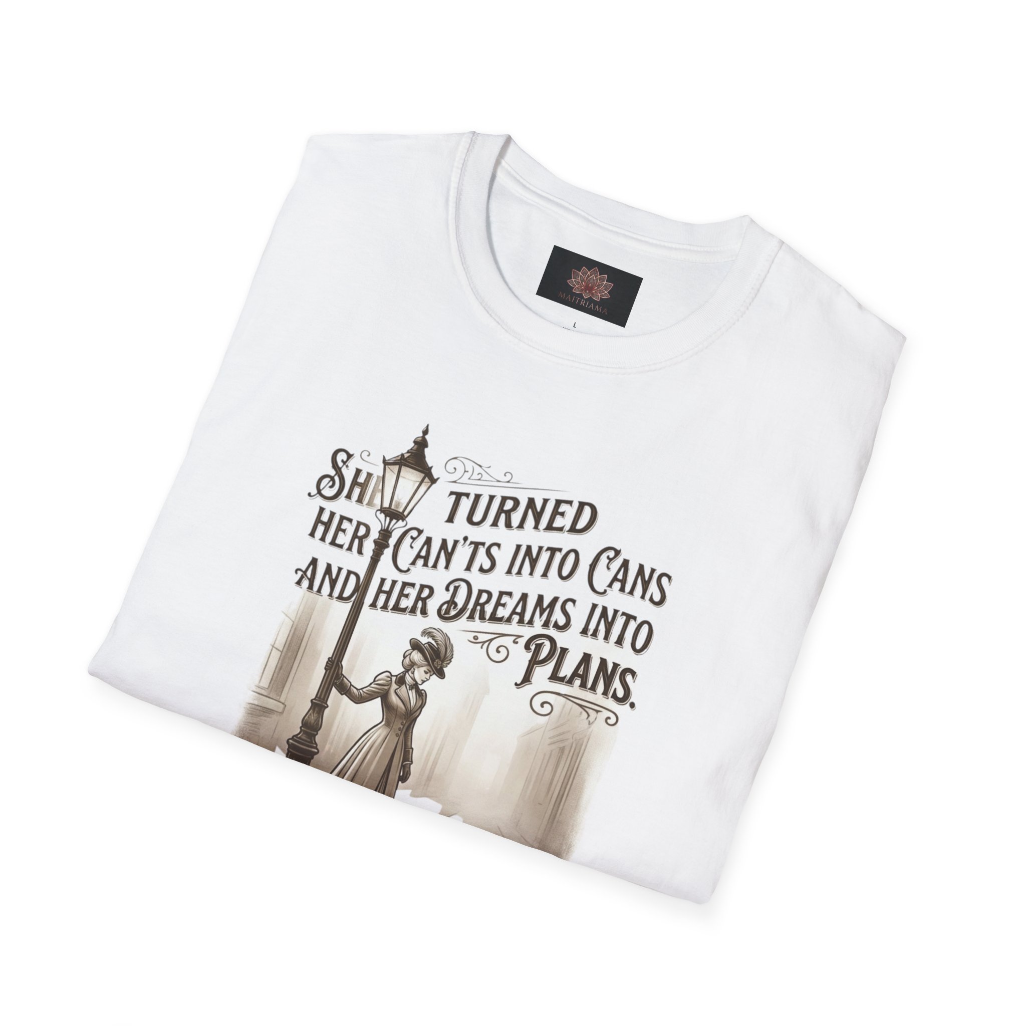 She turned her Can'ts into Cans and Her Dreams into Plans Inspirational T-Shirt - Image 4