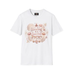 Healing Is A Sacred Journey Rose Gold T-Shirt