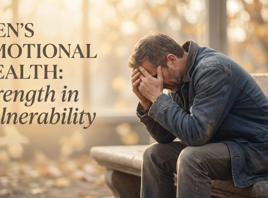 Real strength isn't hiding your emotions—it's having the courage to feel them. Men have feelings too, and it's time we created a world where they're safe to express them.