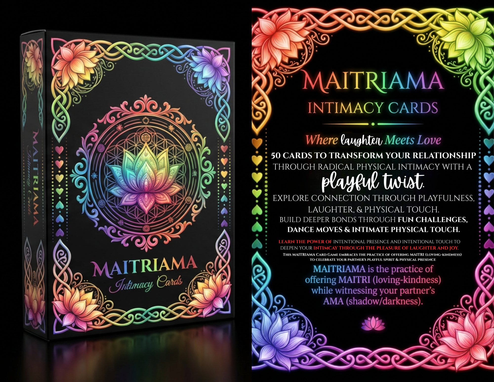 MAITRIAMA INTIMACY CARD GAME : Where Laughter Meets Love