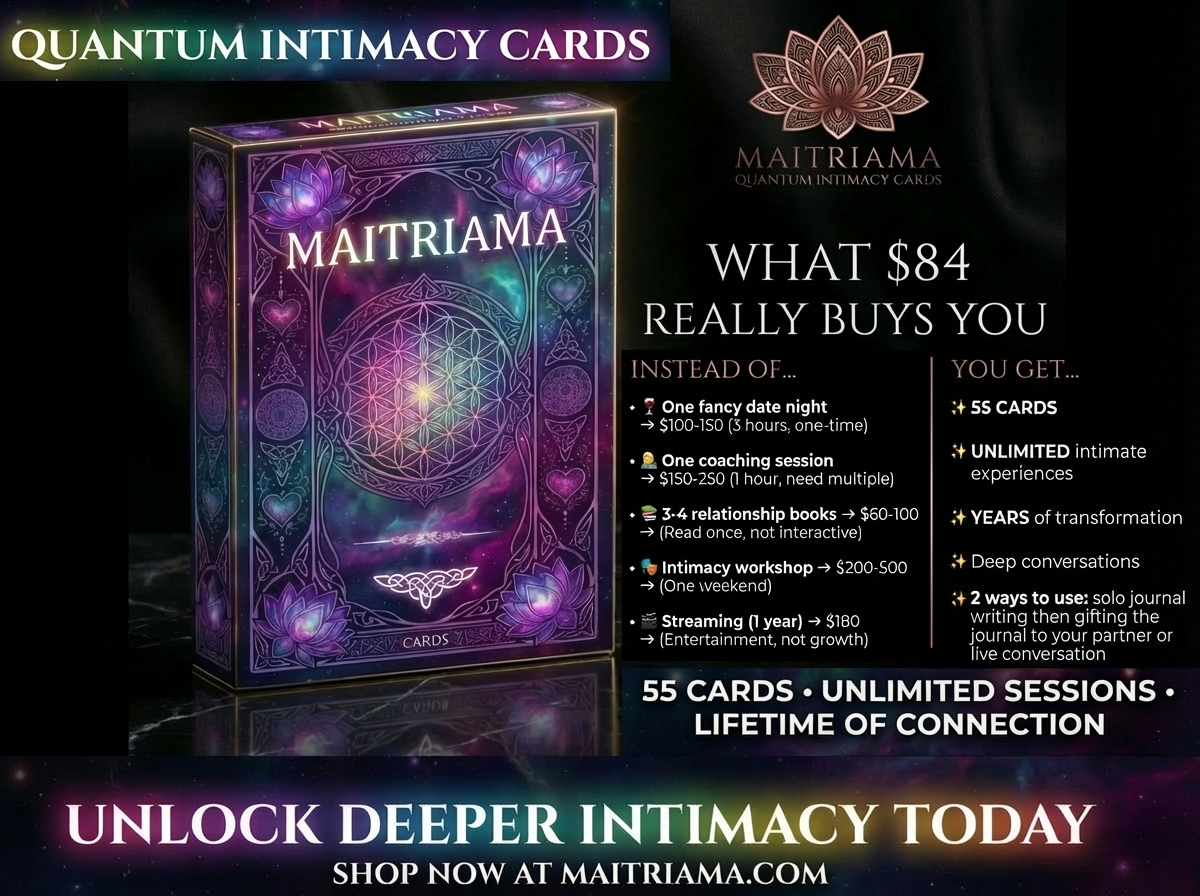 MAITRIMA QUANTUM ENTANGLEMENT INTIMACY CARDS